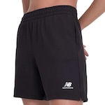 Shorts New Balance Small Logo Feminino PRETO