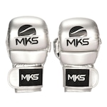 Luva Mma Mks Combat Shooter Silver PRATA