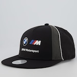 Boné Aba Reta Puma Bmw Motorsport Fb Ii - strapback - Adulto PRETO