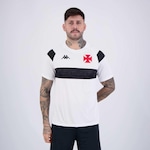 Camisa do Vasco Kappa Supporter Cuts - Masculina BRANCO