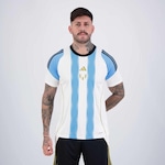 Camiseta adidas Tiro Messi - Masculina AZUL/BRANCO