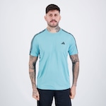 Camiseta adidas Essentials 3 Listras - Masculina VERDE