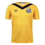 Camisa do Santos 3 2024 Umbro Oficial Torcedor N°10 - Masculina AMARELO ESCURO