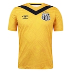 Camisa do Santos 3 2024 Umbro Oficial Torcedor - Masculina AMARELO ESCURO