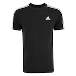 Camiseta adidas 3 Stripes Masculina PRETO