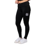 Calça Legging Surf Center Santos Escudo - Feminina PRETO