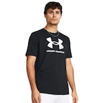 Camiseta Under Armour Sportstyle Logo - Masculina PRETO