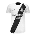 Camisa do Ponte Preta I 2024 Diadora Fan - Infantil BRANCO