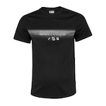 Camiseta do Santos Surf Center Esportiva - Feminina PRETO