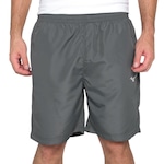 Bermuda Mizuno Big Logo - Masculina CINZA