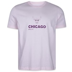 Camiseta New Era Chicago Bulls Core Essentials Style - Masculina ROSA