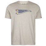 Camiseta New Era Los Angeles Dodgers Fashion Vintage Class - Masculina BEGE