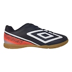 Chuteira Futsal Umbro Force - Adulto PRETO/LARANJA