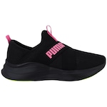 Tênis Puma Softride Harmony Slip Feminino PRETO/ROSA