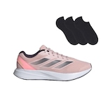 Kit Tênis adidas Duramo Rc - Feminino + 3 Pares de Meias ROSA