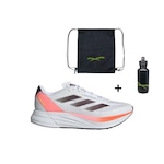 Kit Tênis adidas Duramo Speed - Masculino + Mochila e Garrafinha BRANCO/LARANJA