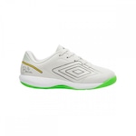 Chuteira Futsal Umbro Br Jr 256 Indoor - Infantil BRANCO