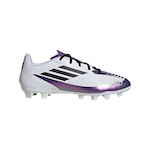 Chuteira de Campo adidas F50 Club Messi Fxg - Adulto BRANCO