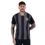 Camiseta do Botafogo Braziline Romper - Masculina PRETO