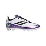 Chuteira de Campo adidas Messi F50 Club Flexible Ground - Infantil BRANCO