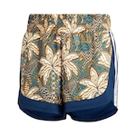 Shorts adidas Farm Pacer Oasis Night - Feminina Marrom/Azul