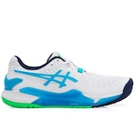 Tênis Asics Gel Resolution 9 All Court Branco AzulLimão BRANCO/AZUL CLA