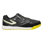 Chuteira Futsal Topper Top Dominator Pro V - Adulto PRETO/AMARELO