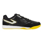 Chuteira Futsal Topper Top Dominator Club V - Adulto PRETO/AMARELO