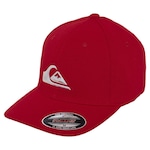 Boné Aba Curva Quiksilver Hologram 3D Logo Sm25 - Fechado - Adulto VERMELHO