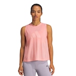 Camiseta Regata Cropped adidas Essentials Logo - Feminina ROSA