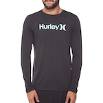 Camiseta Manga Longa Hurley Surf Circle Icon - Masculina AZUL ESCURO