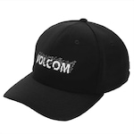 Boné Aba Curva Volcom Combustion - Snapback - Adulto PRETO