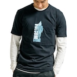 Camiseta Volcom Long Fit Flail - Masculina PRETO