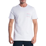 Camiseta Quiksilver Taking Roots - Masculina BRANCO