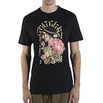 Camiseta Mcd Regular Skull Santa - Masculina PRETO