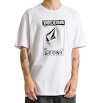 Camiseta Volcom Explicit Stone - Masculina BRANCO