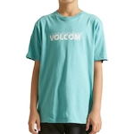 Camiseta Volcom Fire Fight - Masculina AZUL