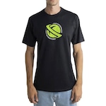 Camiseta Lost Wave Grid - Masculina PRETO