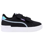 Tênis Puma Jada Deep Dive V Infantil PRETO/AZUL