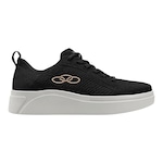 Tênis Olympikus Plato  - Feminino PRETO/BRANCO