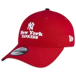 Boné Aba Curva New Era 920 New York Yankees Street Food Fruit - Strapback - Adulto VERMELHO