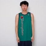 Camiseta Regata Champion Brasil Jersey Basket Script Street - Masculina VERDE ESCURO