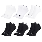 Kit Meia Puma Sapatilha Esportiva - 6 Pares - Feminina BRANCO