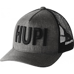 Boné Aba Curva Trucker Hupi Space - Snapback - Adulto CINZA