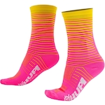 Meia Cano Alto Hupi Hyperline - Feminina ROSA/AMARELO