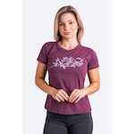 Camiseta Hupi Lirio - Feminina VINHO