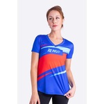 Camiseta Hupi Miami - Feminina AZUL/VERMELHO