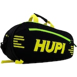 Raqueteira Hupi Pro Preto e Amarelo Neon para Beach Tennis e Padel AMARELO