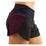 Shorts Hupi Eva Feminino PRETO/ROSA