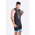 Bretelle Ciclismo Hupi Team - Masculino PRETO